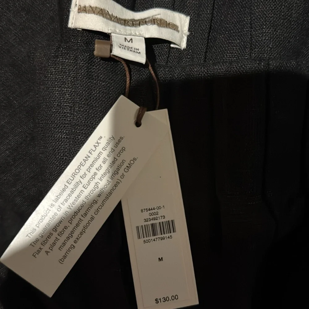 NWT! Banana Republic Black Linen Culotte - Multiple 🕰️
